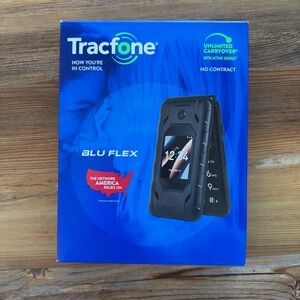 Tracfone NEW Blu Flex Flip Phone in Box #2512141